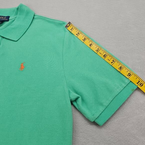 NWT Ralph Lauren Polo Shirt Boys Size XL 18 20 Green Short Sleeve - Picture 9 of 10